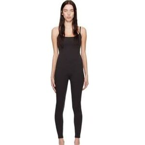 Skims Outdoor Cami Catsuit Jumper Romper Washed Onyx Black Large